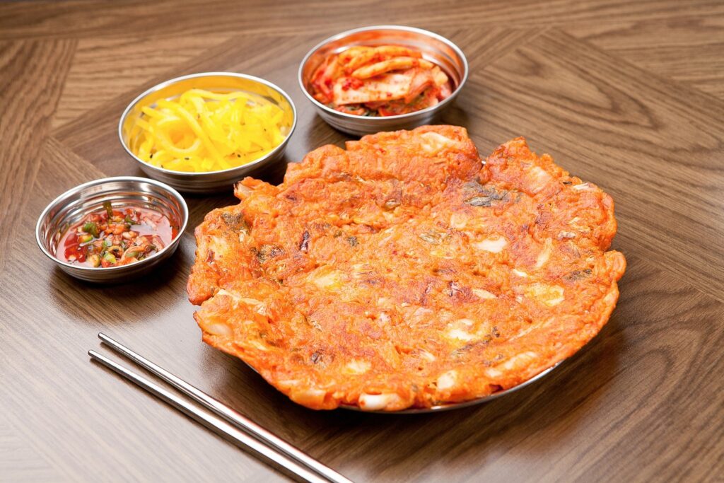 Korean Pancakes (Kimchijeon)