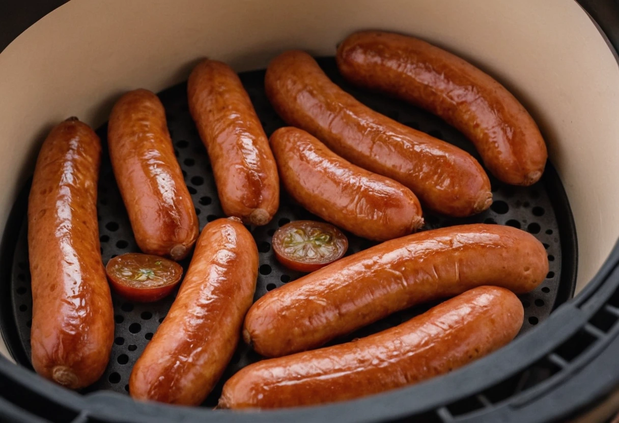 how to air fry kielbasa