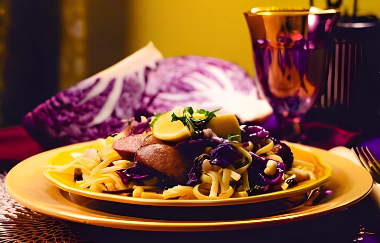 Kielbasa Pasta: Dive into deliciousness 1 kielbasa and vegetable pasta