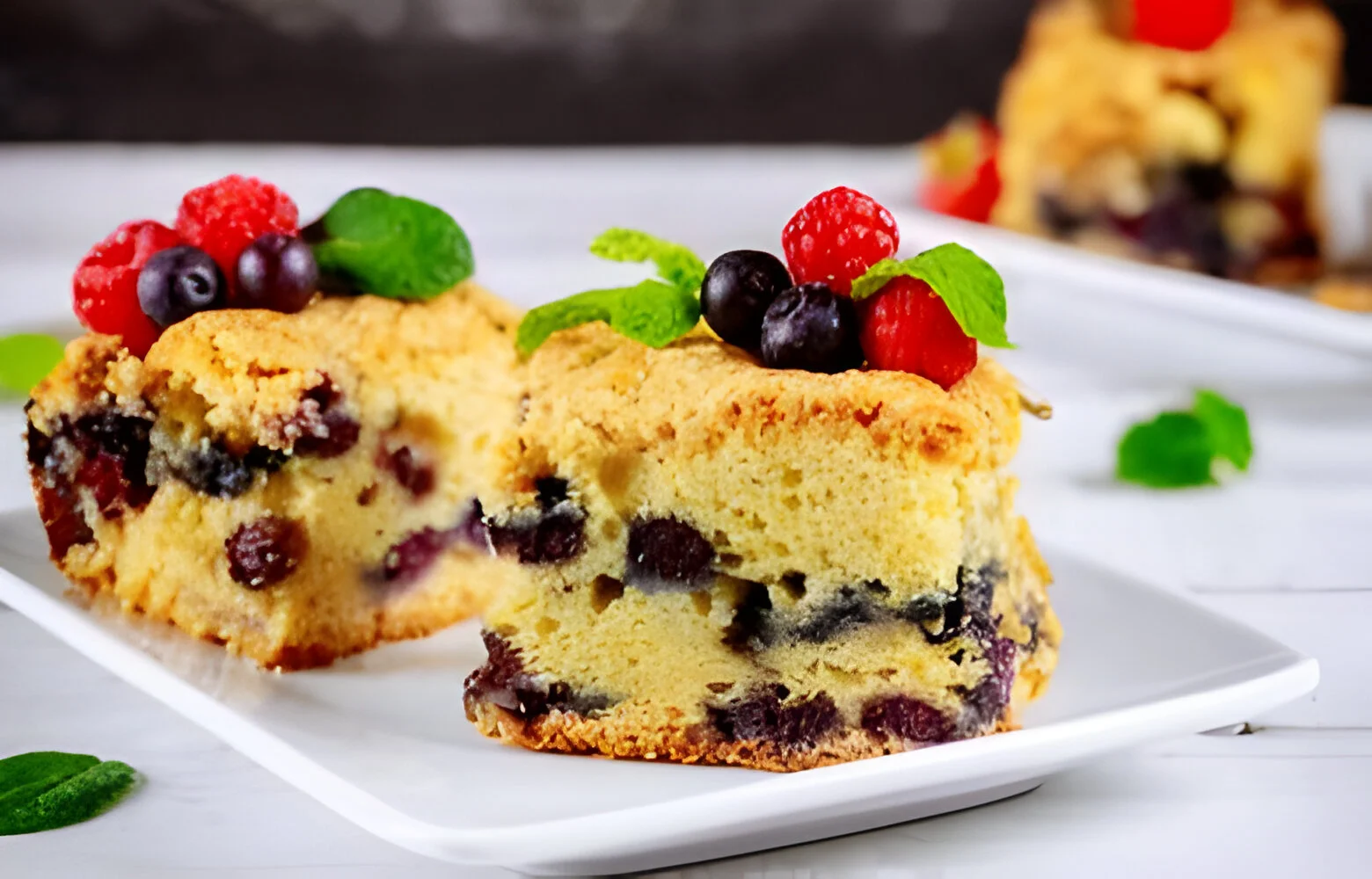 Blueberry Sour Cream Coffee Cake Recipe