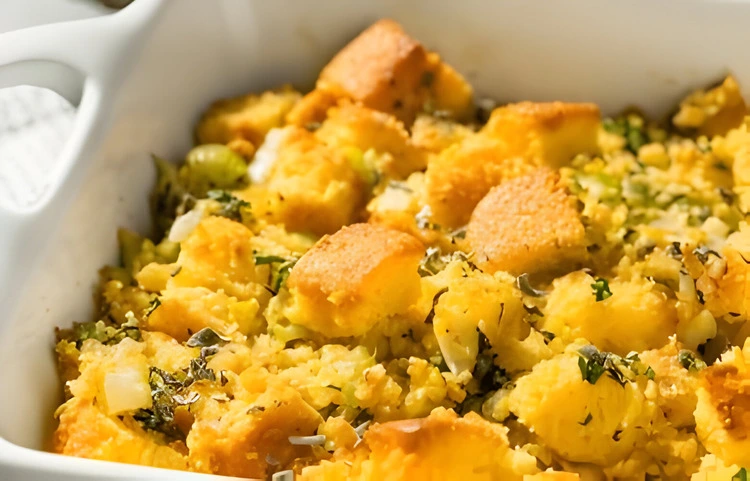 Cheesy Cornbread Casserole