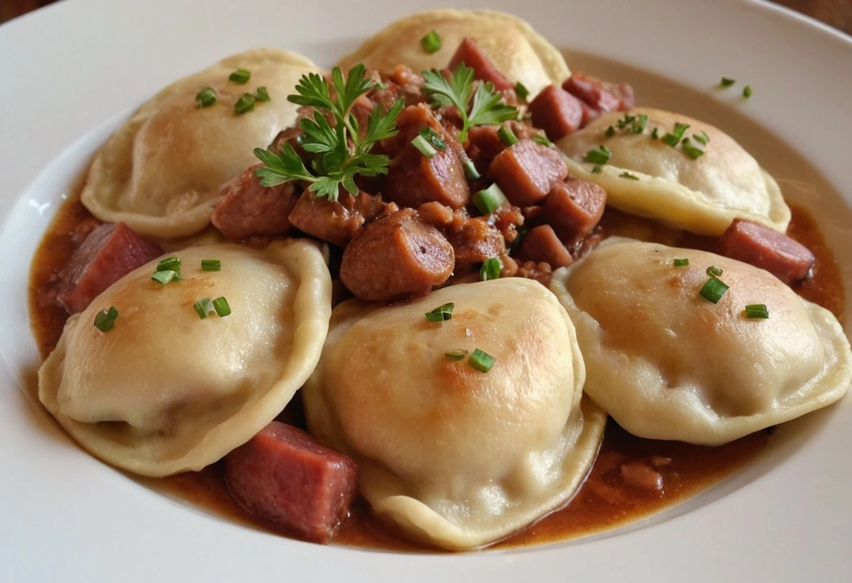 Crockpot Pierogies With Kielbasa Recipe