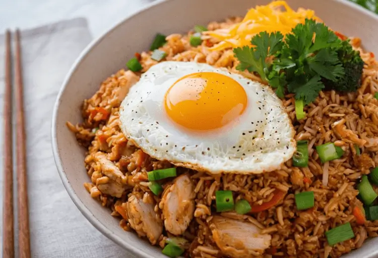 Kimchi Chicken Fried Rice: Your New Flavor Obsession 1 Korean kimchi fried rice