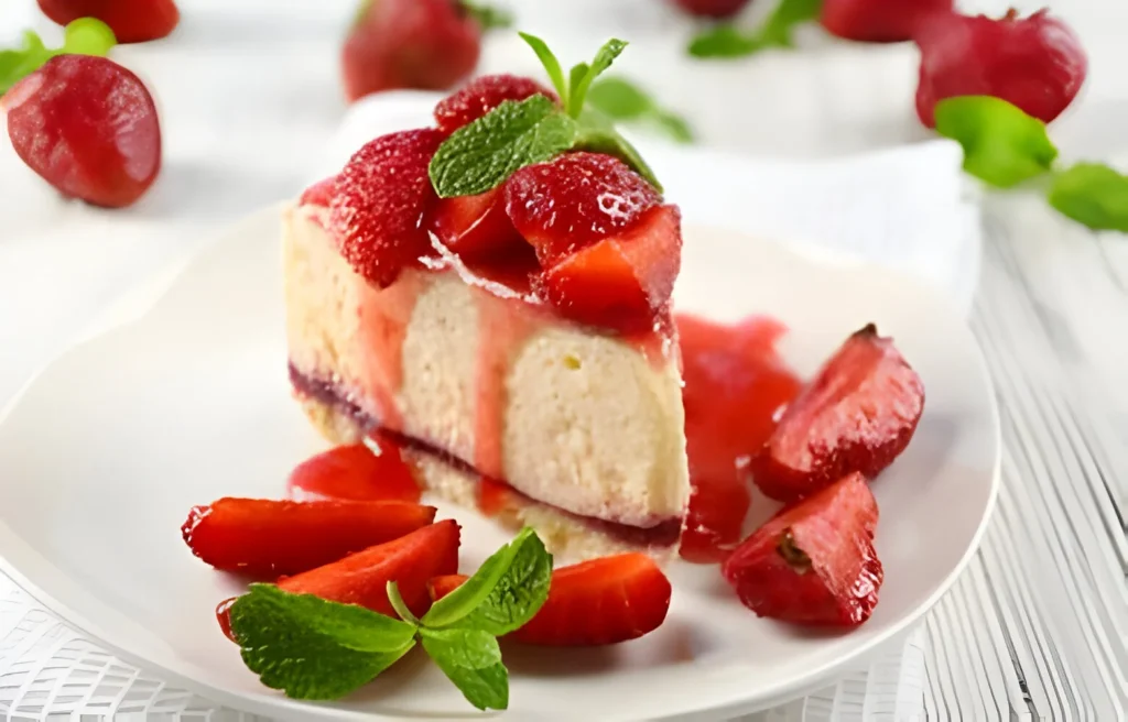 Strawberry Crunch Cheesecake Easy & Delicious