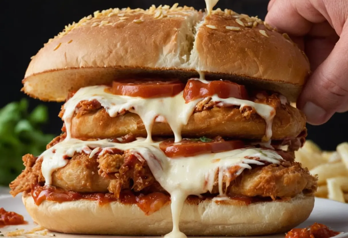 chicken parm sandwich