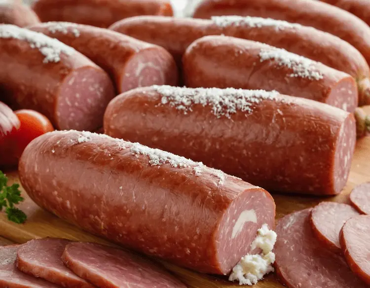 What is the white stuff in kielbasa? (Safe or Not?) 2 white coating on kielbasa