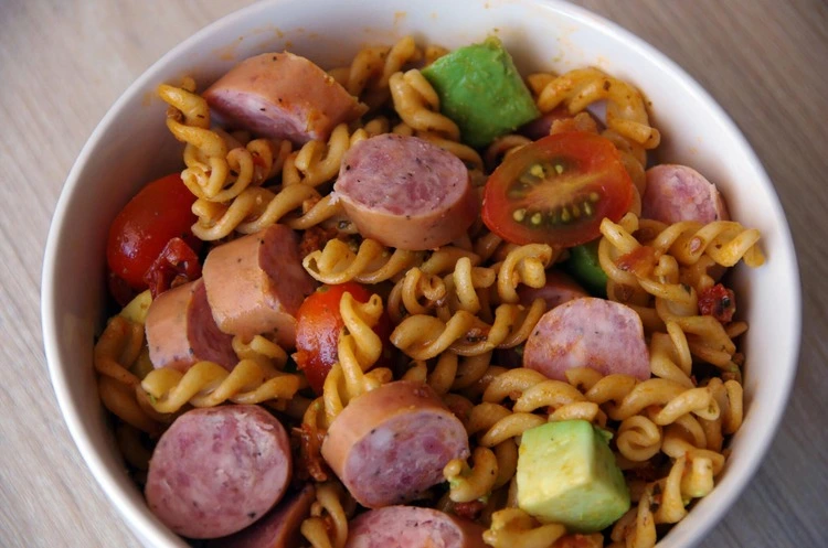 Kielbasa and Pasta recipes: Easy, One-Pot Meals! 3 kielbasa pasta dish in plate