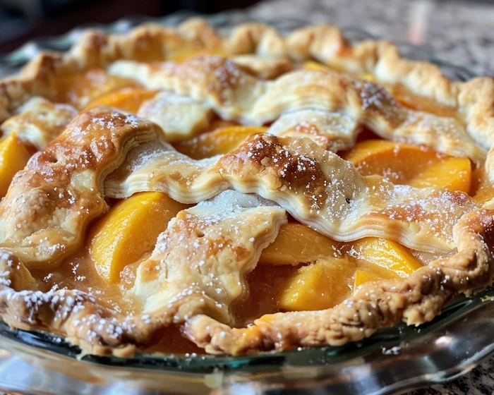 Delicious Summer Peach Pie