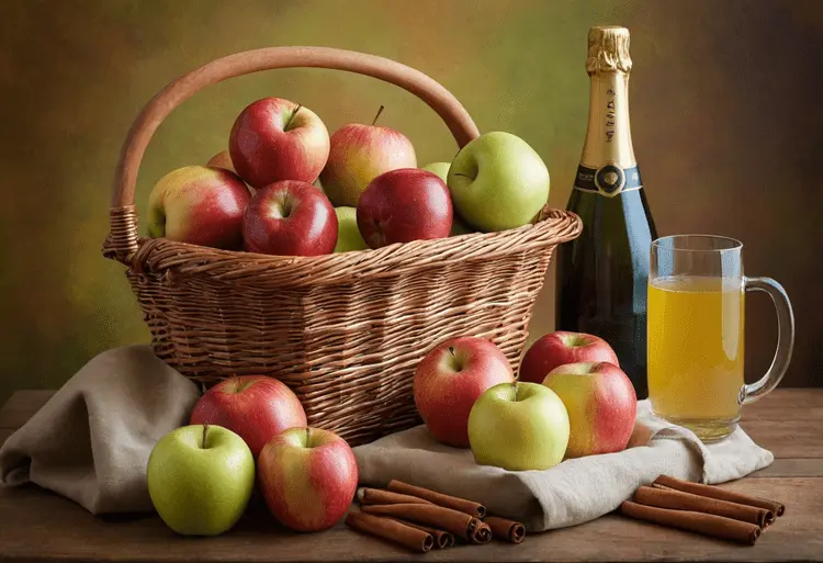 Homemade apple cider