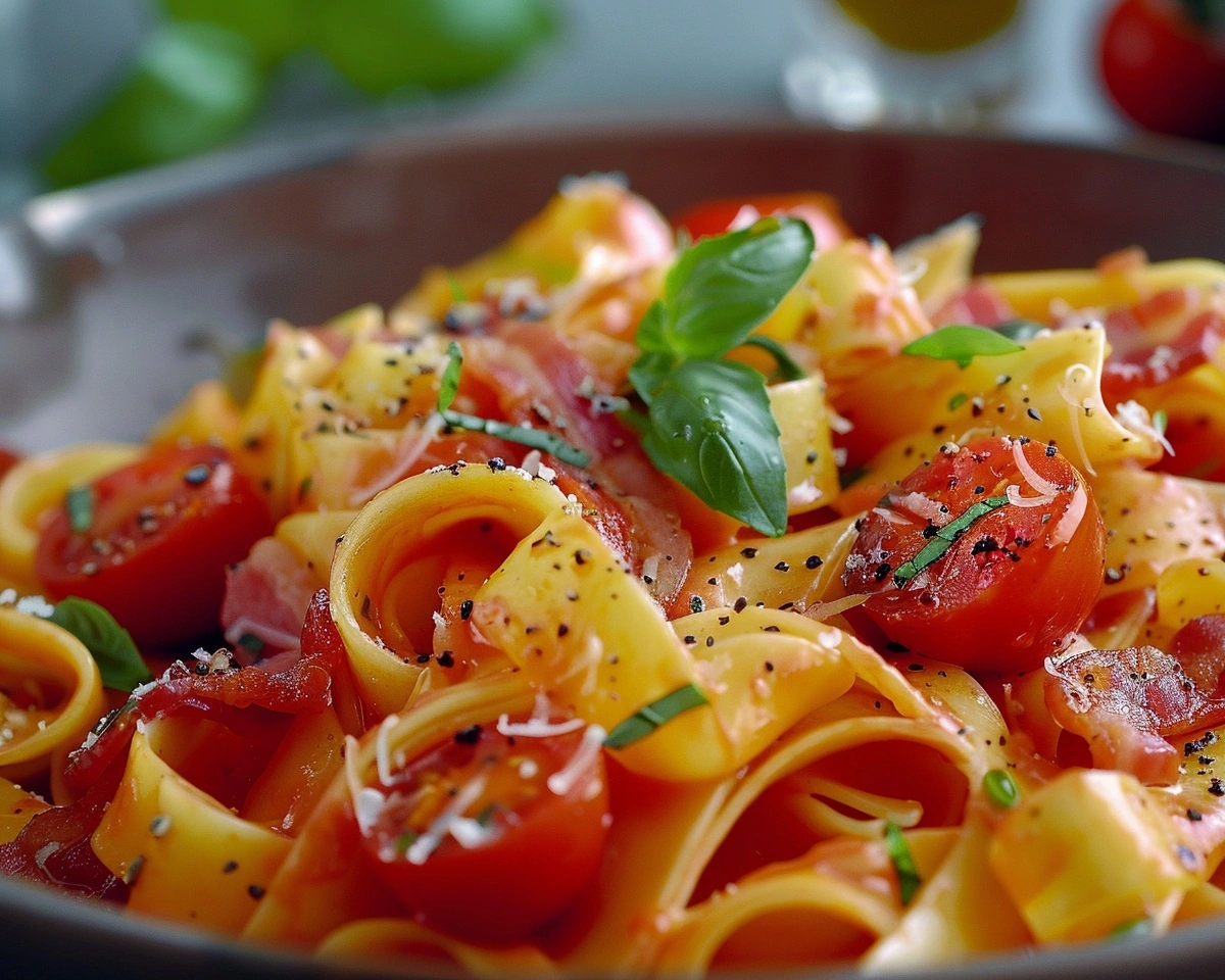 How to Tomato Bacon Pasta Recipe