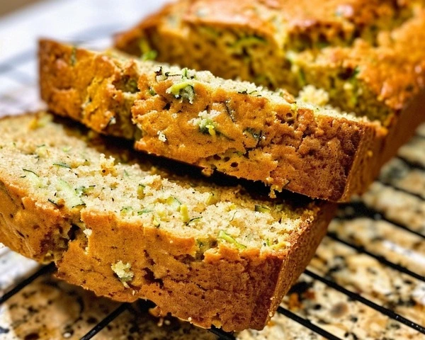 easy zucchini bread on my kitchen