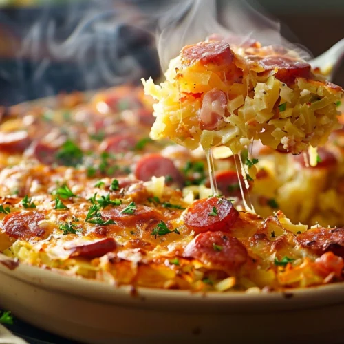 Kielbasa Hash Brown Casserole: The Ultimate Comfort Food 4 kielbasa hash brown casserole