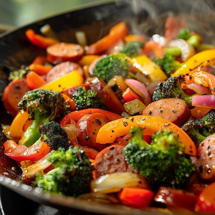 polish sausage stir-fry