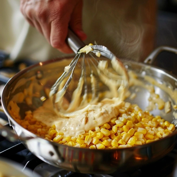 Cheesy corn bake