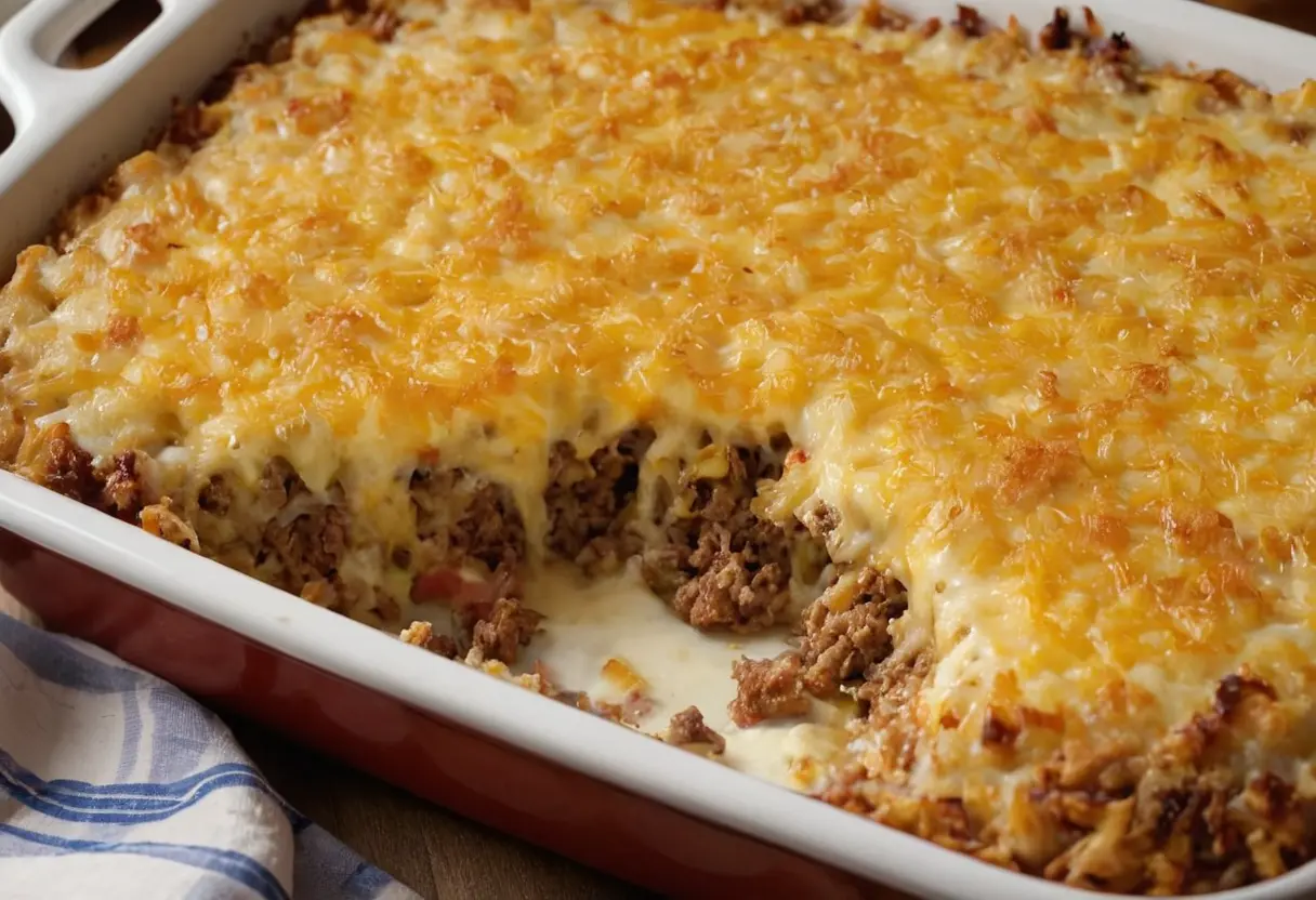 Hamburger Hashbrown Casserole