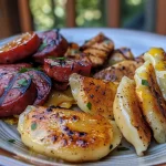 How to make Grilled Pierogies and Kielbasa Recipe