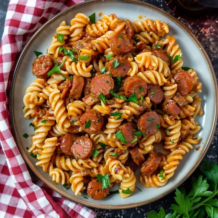 One-pot kielbasa pasta