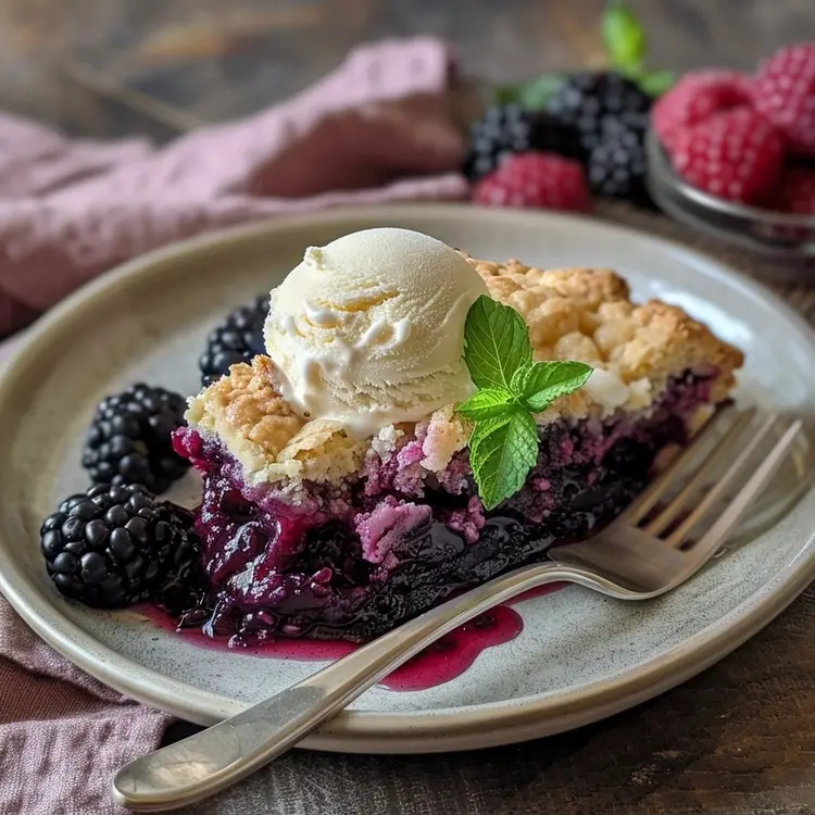 Simple recipe for blackberry cobbler