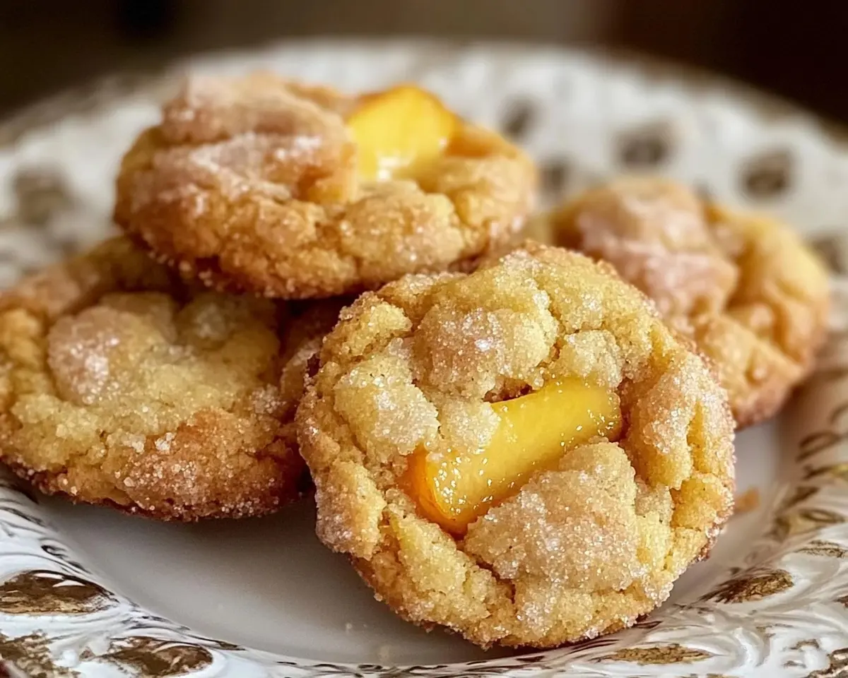 Peach Cobbler Cookies