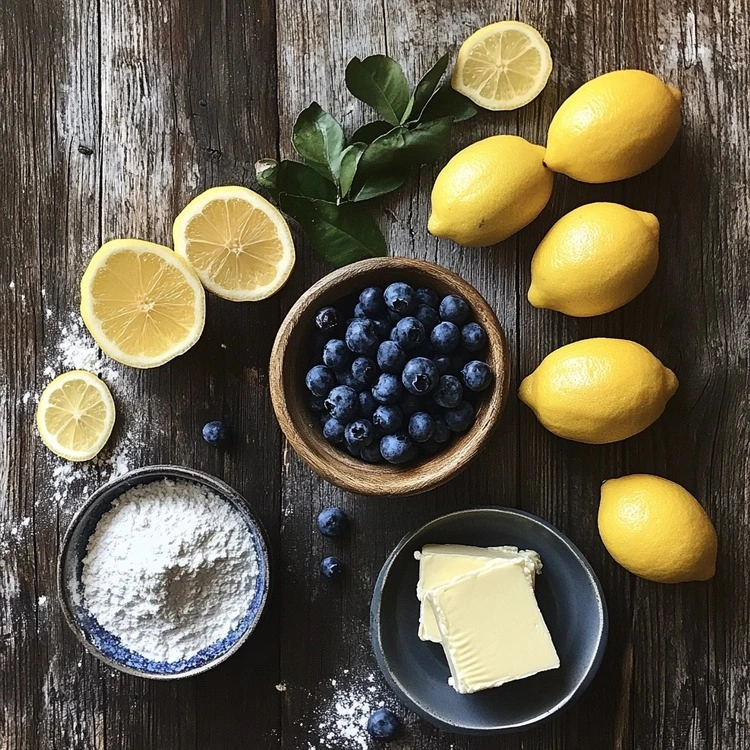 lemon blueberry breakfast cake