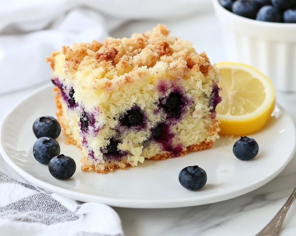 lemon blueberry coffee cake