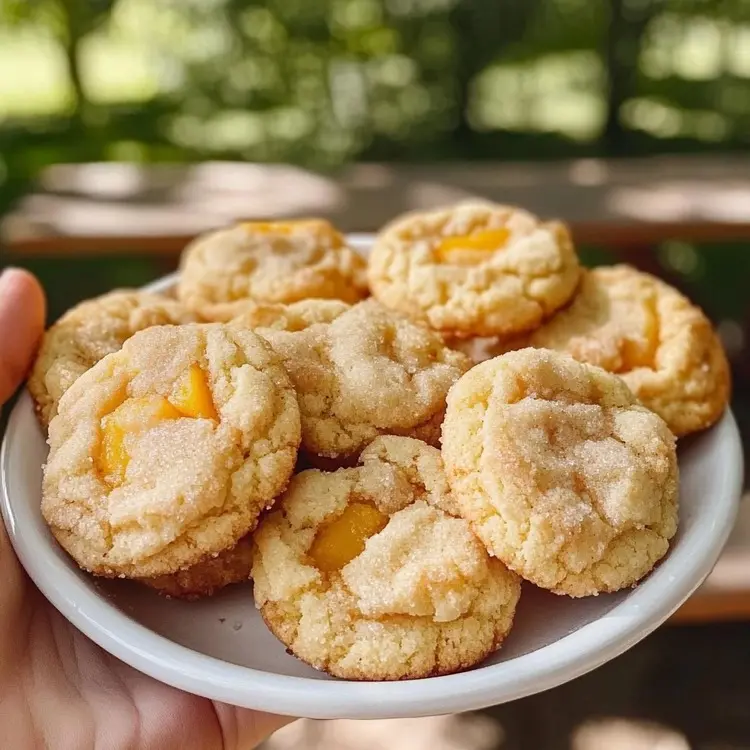 peach dessert, Homemade Cookies