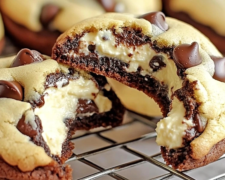 Cookies Cooling on a Wire Rack