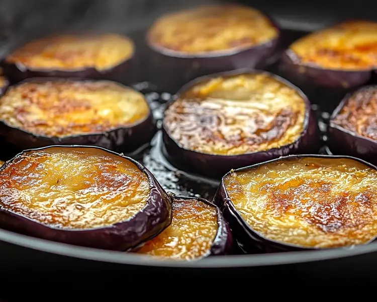 Eggplant Francaise in the Frying Pan