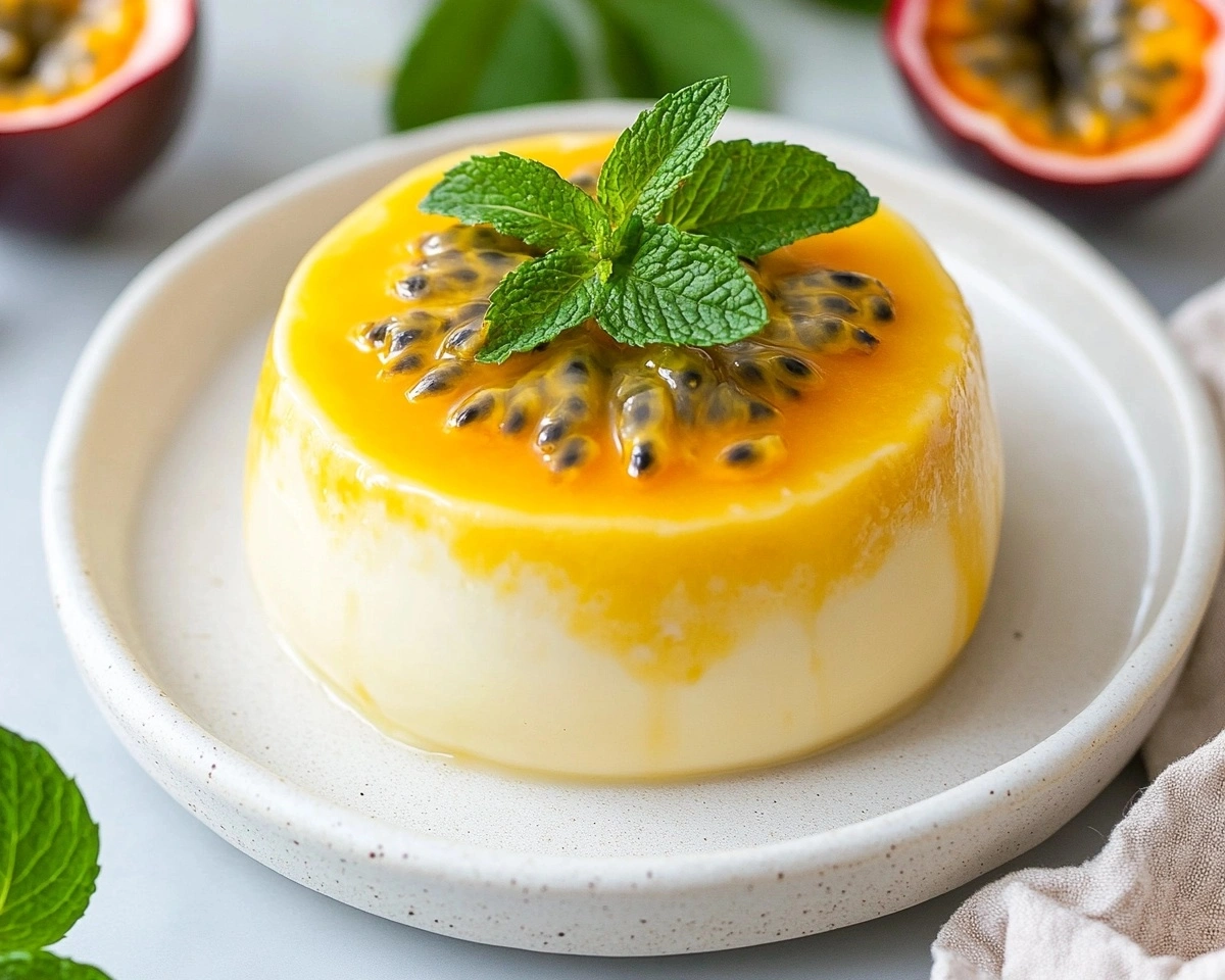 Passion Fruit Panna Cotta