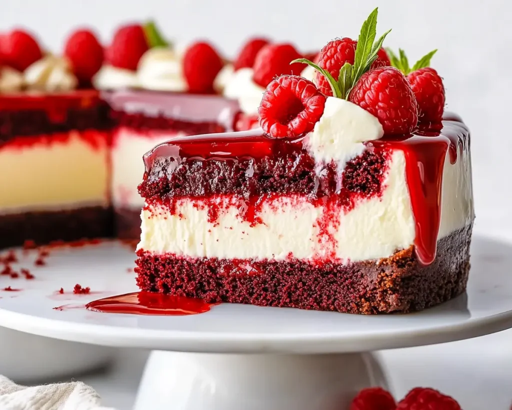 Red Velvet Cheesecake Bliss