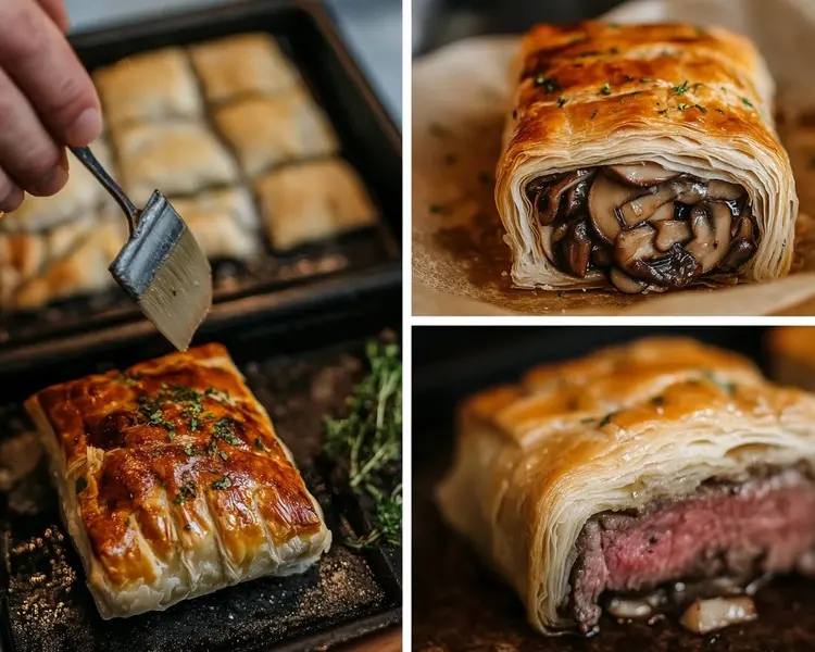 Step by Step Preparation for Petite Beef Wellington