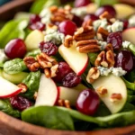 The Best Winter Spinach Salad