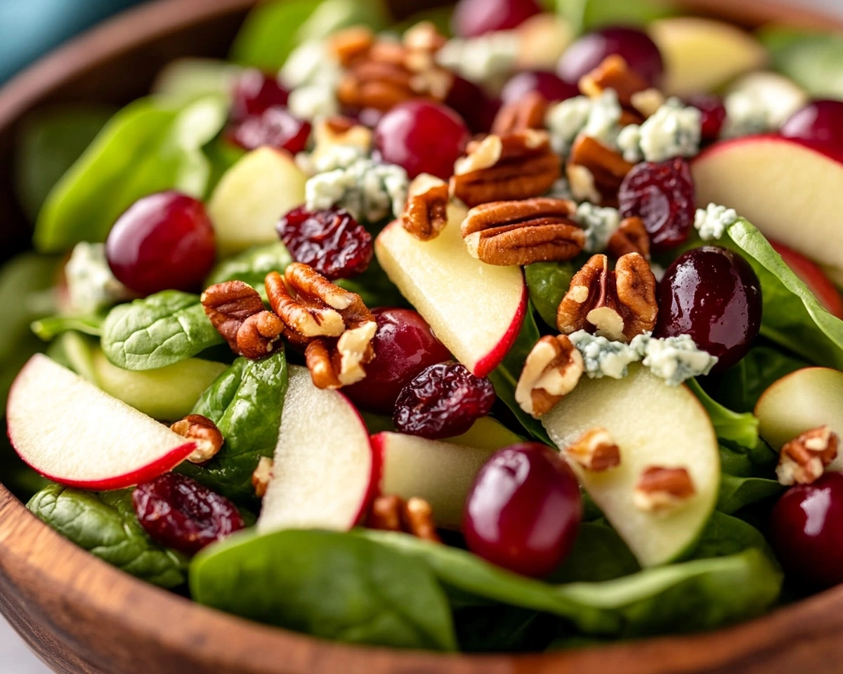 The Best Winter Spinach Salad