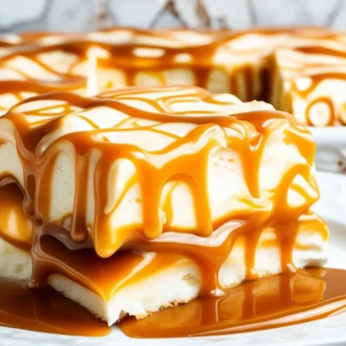 Easy Caramel Poke Cake 5 Caramel Poke Cake