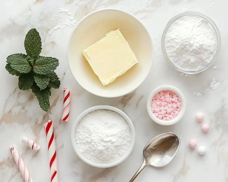 ingredients needed for homemade butter mints