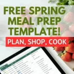 Free Spring Meal Prep Template